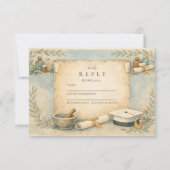 Afstudeermijlpaal voor apotheker RSVP kaartje (Voorkant)