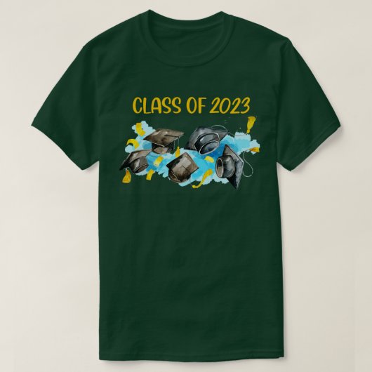 Afstudeermuts Klas Van 2023 T-shirt (Design voorkant)