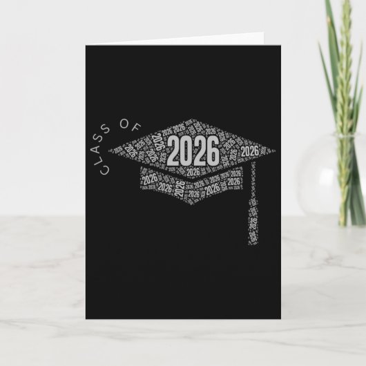 Afstudeermuts Klas Van 2026 Kaart (Voorkant)