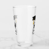 Afstudeermuts met Kwast Jaar van Afstuderen Glas (Rechts)