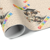 Afstudeerpapier voor de kleuterschool cadeaupapier (Rol Hoek)