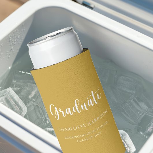 Afstudeerpartijscript Casual Eenvoudig Seltzer Blikjeskoeler