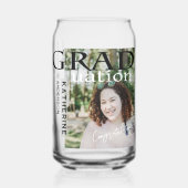 Afstudeerposter gestileerde foto blikvorm glas (Voorkant)