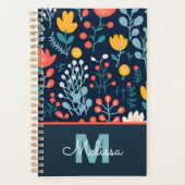 Afstudeerproject Fantasievolle Botanische Bloemen Planner (Voorkant)
