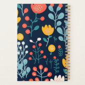Afstudeerproject Fantasievolle Botanische Bloemen Planner (Achterkant)