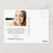 Afstudeerscript Foto-overlay Bedankt Briefkaart (Achterkant)