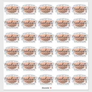 Afstudeerscript Modern Koper en Zwarte Stickers