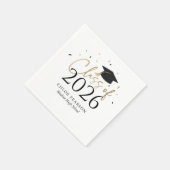 Afstudeerservetten klas 2026 servet (Hoek)