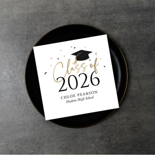 Afstudeerservetten klas 2026 servet