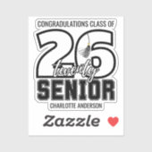 Afstudeerslint Klas van 2026 Sticker (Vel)