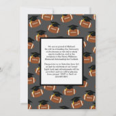 Afstudeersporten Voetbal Grijs Aankondiging (Achterkant)