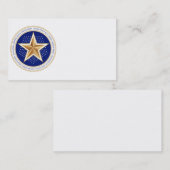Afstudeerstar Contactkaartje (Voorkant / Achterkant)