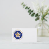 Afstudeerstar Contactkaartje (Staand voorkant)