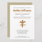 Afstudeersymbool voor Master in Ergotherapie Aankondiging (Voorkant / Achterkant)