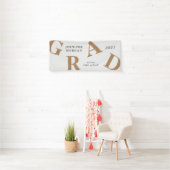 afstudeertekst dikke letters schoolkleuren spandoek (Insitu)