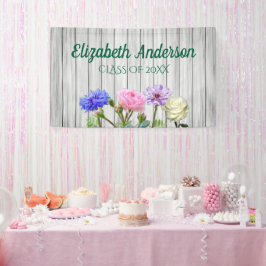 Afstudeertuinfeest Spandoek