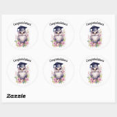 Afstudeeruil Ronde Sticker (Vel)