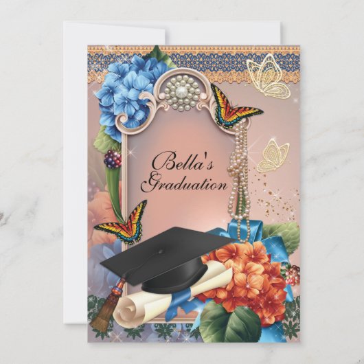 Afstudeeruitnodigingen Kaart (Achterkant)