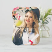 Afstudeeruitnodigingen Kaart (Staand voorkant)