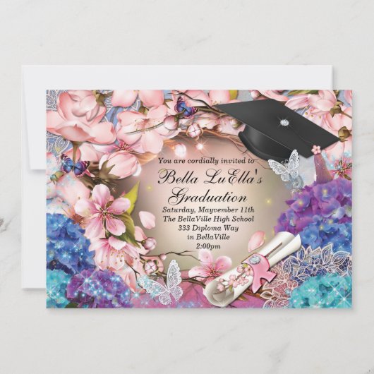  Afstudeeruitnodigingen Kaart (Achterkant)