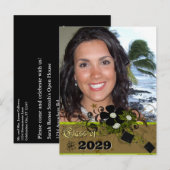 Afstudeeruitnodigingen Uitnodiging Briefkaart (Voorkant / Achterkant)