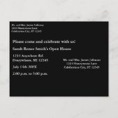 Afstudeeruitnodigingen Uitnodiging Briefkaart (Achterkant)