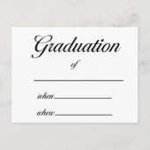  Afstudeeruitnodigingen Uitnodiging Briefkaart (Achterkant)