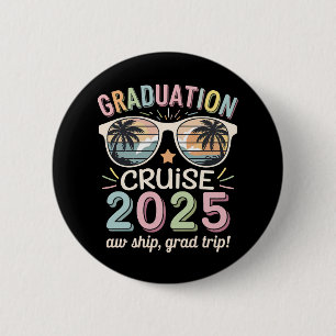 Afstudeervaart 2025 Geslaagden Cruising Squad Ronde Button 5,7 Cm