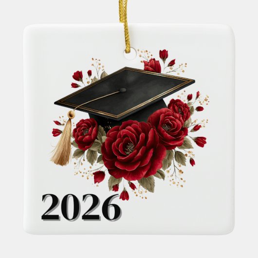 Afstudeerversiering Keramisch Ornament (Voorkant)