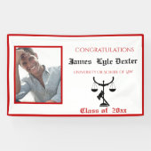 Afstudeerwet School Rood & Witte Schalen van Justi Spandoek (Horizontaal)