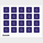 Afstudeerzegel Sticker voor elk jaar aankondiging (Vel)