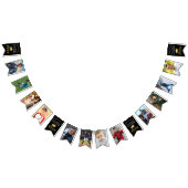 Afstuderen 12 foto's Class Year Name Black Gold Vlaggetjes (Alle)