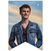 Afstuderen 12 foto's Class Year Name Black Gold Vlaggetjes (Tweede vlag)