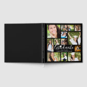 AFSTUDEREN 12 Photo Collage Script Aangepaste kleu Gastenboek (Volledig)