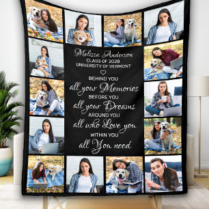 Afstuderen 14 Foto Collage Inspirerend Afstuderen Fleece Deken
