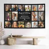 Afstuderen 16 Fotocollage Proficiat Spandoek