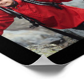 Afstuderen 18 Fotocollage Congrats Zwart Goud Poster (Hoek)