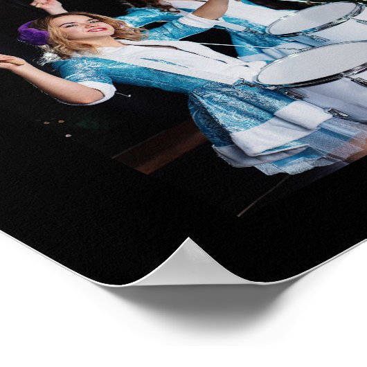 Afstuderen 18 Fotocollage Fancy Klasse Jaar Poster (Hoek)