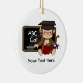 Afstuderen 1 () aap keramisch ornament (Rechts)