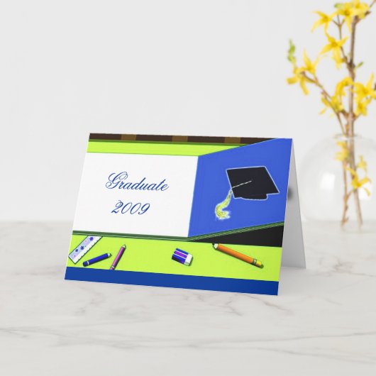 Afstuderen 2009 kaart (Gele Bloem)