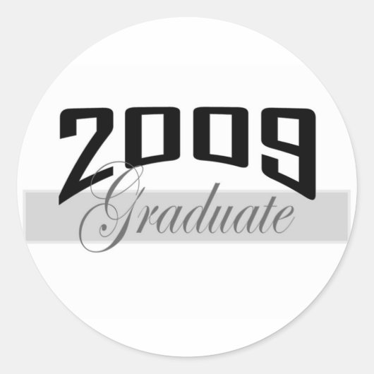 Afstuderen 2009 sticker (Voorkant)