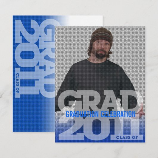 Afstuderen 2011 partijuitnodiging Volledige foto 4 Kaart (Voorkant / Achterkant)