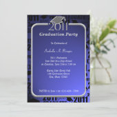 Afstuderen 2011 / Sapphire Blue Kaart (Staand voorkant)