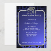 Afstuderen 2011 / Sapphire Blue Kaart (Voorkant / Achterkant)