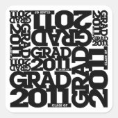 Afstuderen 2011 Sticker 1 (Voorkant)