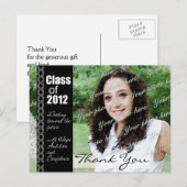 Afstuderen 2012/ Foto Aankondigingskaart (Voorkant / Achterkant)