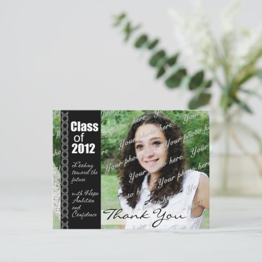 Afstuderen 2012/ Foto Aankondigingskaart (Staand voorkant)
