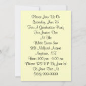  Afstuderen 2012 Rozen van de uitnodigingspartij Kaart (Achterkant)