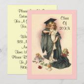  Afstuderen 2012 Rozen van de uitnodigingspartij Kaart (Voorkant / Achterkant)