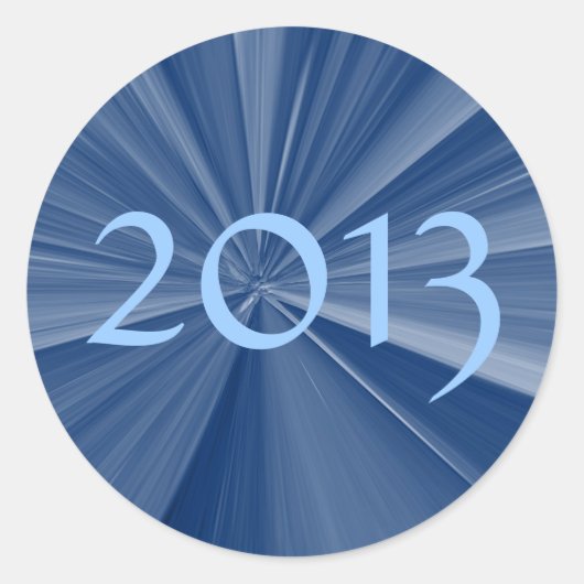afstuderen 2013 ronde sticker (Voorkant)